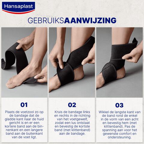 Hansaplast Protective Enkelbandage Verstelbaar