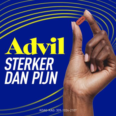 Advil Reliva Forte Oval-Tabs 400 MG Ibuprofen voor Pijn en Koorts 20 stuks