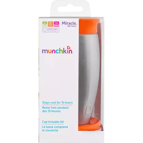 Munchkin Miracle 360° Stainless Steel Anti-Lek Drinkbeker Assorti