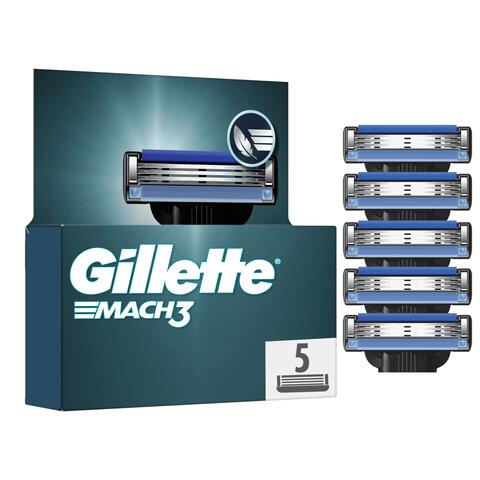 Gillette Mach3 Navulmesjes 5 Stuks