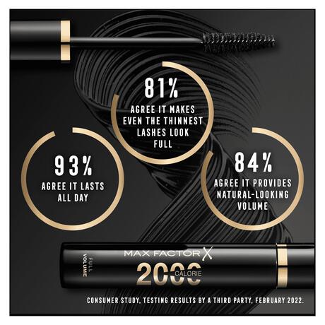 Max Factor 2000 Calorie Dramatic Volume Mascara 002 Black/Brown