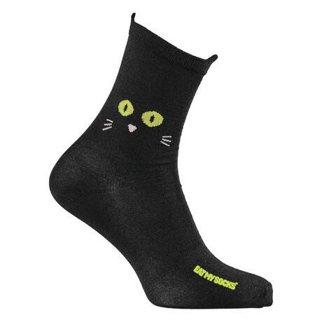 Eat My Socks Cat Walk Zwart One Size - 1 paar