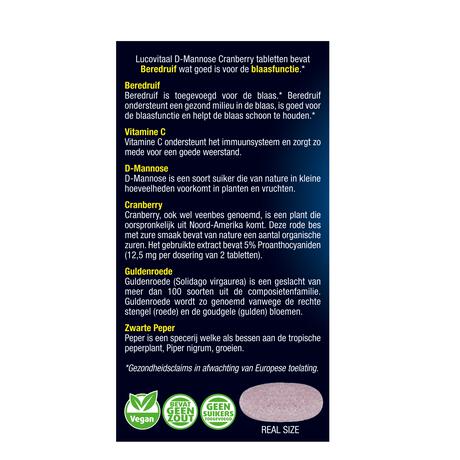 Lucovitaal Cranberry & D-Mannose+