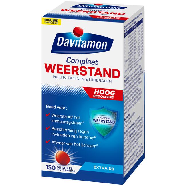 Davitamon Compleet Weerstand Forte Met Vitamine  C & D dragees