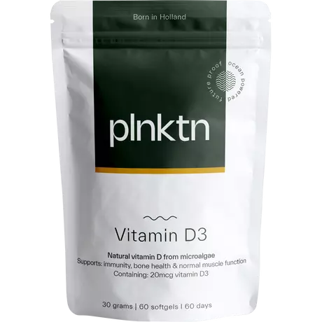 Plnktn Algenolie Vitamine D3 60 stuks