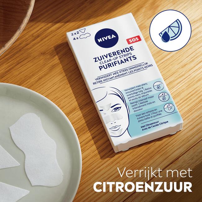 NIVEA Zuiverende Clear-up Strips 8 stuks