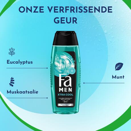 Fa Men Extreme Cool Douchegel & Shampoo 250 ML