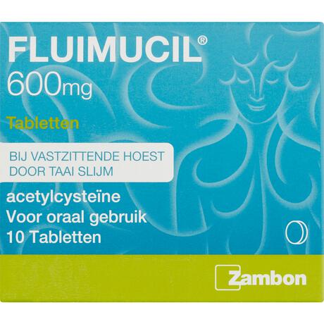 Fluimucil 600 mg Acetylcysteïne Tabletten
