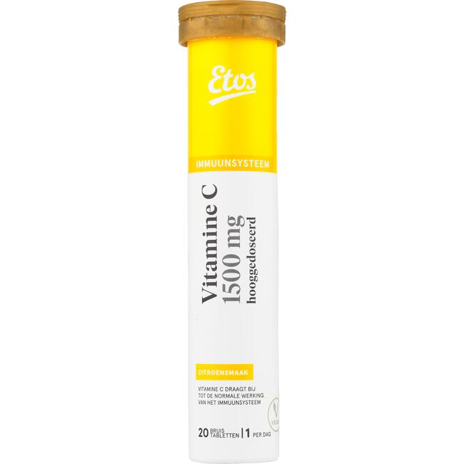 Etos Vitamine C 1500 Bruistabletten 20 stuks