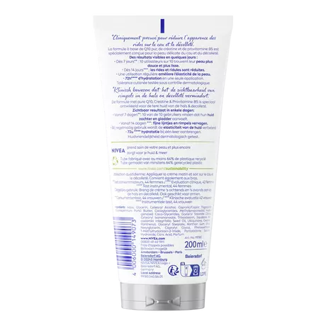 NIVEA Q10 Anti-rimpel Hals & Decolleté Crème 200 ML