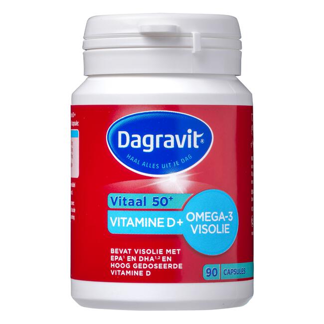 Dagravit Vitaal 50+ Vitamine D + Omega-3 90 capsules 90 | Etos