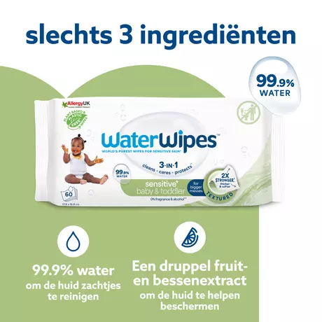WaterWipes Snoetendoekjes 9x60 stuks