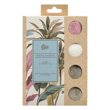 Etos Gezichtsverzorgingsset met Reinigingsdoekjes & Maskers