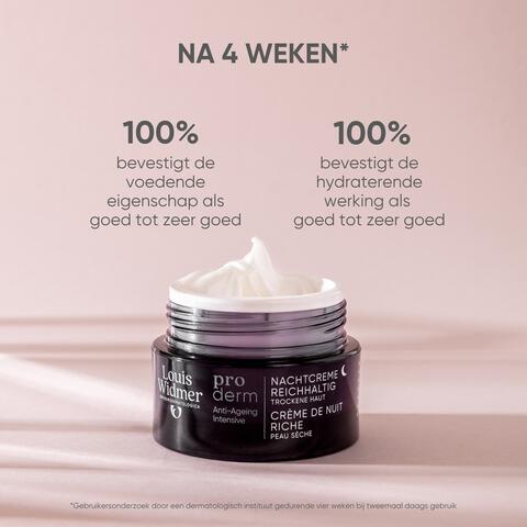 Louis Widmer Proderm Nachtcrème Rijke Textuur Zonder Parfum 50 ML