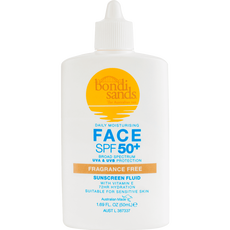 Bondi Sands Sunscreen Face Fluid SPF50+ Fragrance Free 50 ML