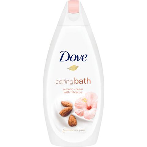 Dove Caring Bath Amandelmelk & Hibiscus Badcrème 450 ml