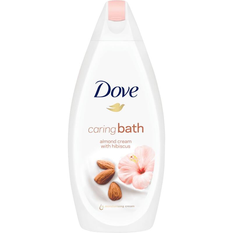 Dove Caring Bath Amandelmelk & Hibiscus Badcrème 450 ML