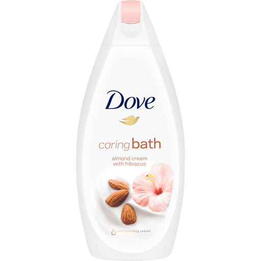 Dove Caring Bath Amandelmelk & Hibiscus Badcrème 450 ML