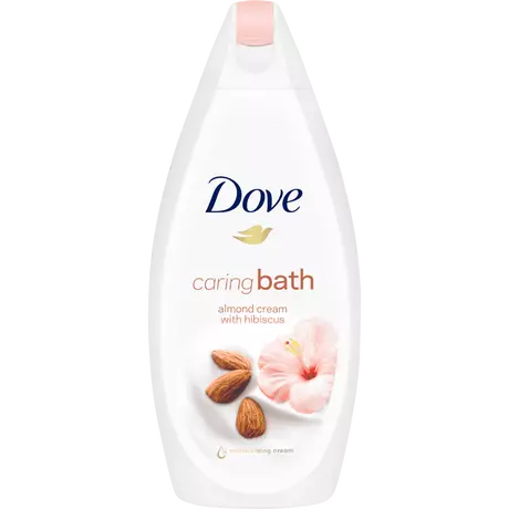 Dove Caring Bath Amandelmelk & Hibiscus Badcrème 450 ML
