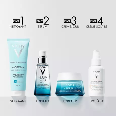 Vichy Mineral 89 100U Rijke Hydraterende Crème Zonder Parfum 50 ML