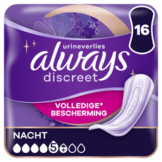 Always Discreet Incontinentieverband Nacht 16 stuks