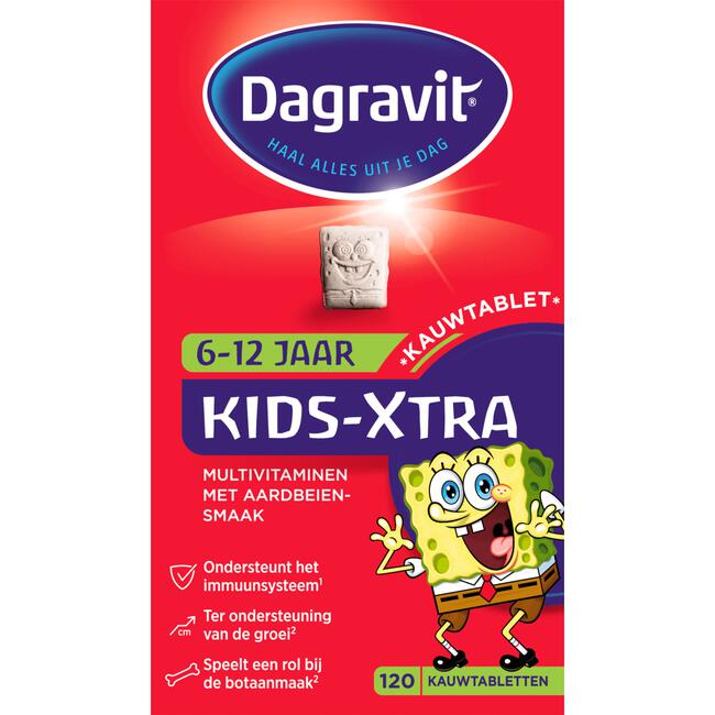 Dagravit Kids-Xtra 6-12 jaar 120 tabletten
