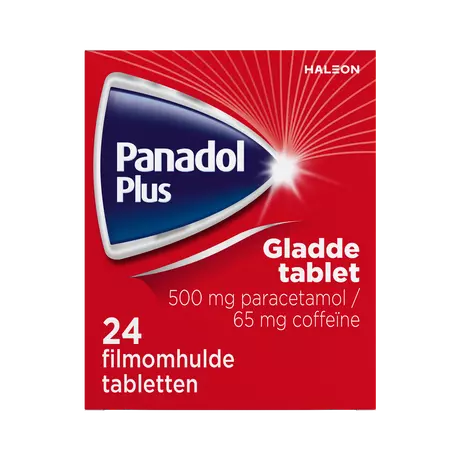 Panadol Plus Paracetemol Filmomhulde Gladde Tabletten 24 stuks