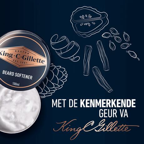 King C. Gillette Baard Balsem 100 ML