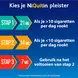 NiQuitin Clear Pleisters 7 mg Stoppen met roken