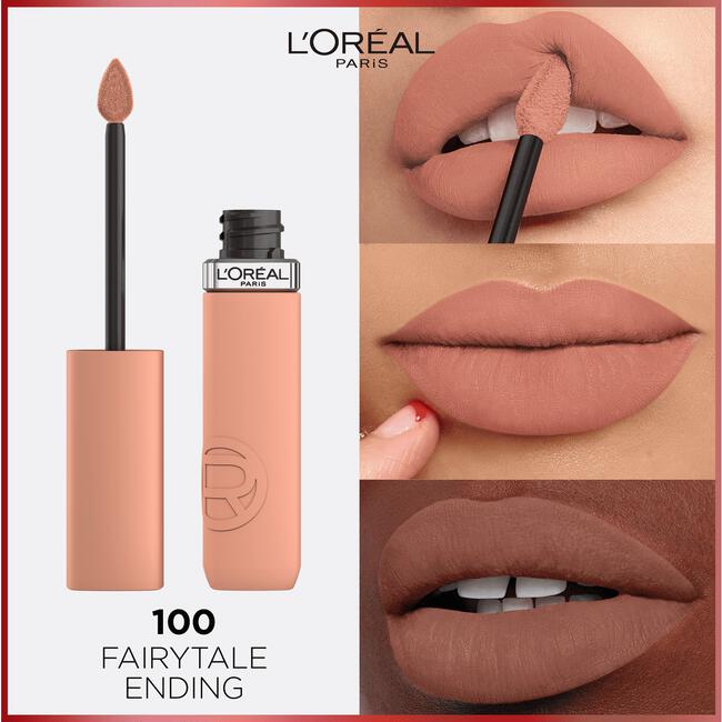 L'Oréal Paris Matte Resistance Lipstick 100 Fairytale Ending