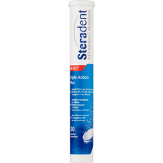 Steradent Kunstgebit Reiniger Triple Action Plus 30 stuks