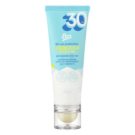 Etos Ski Zonbescherming Combi Stick 2-in-1 Face en Lip SPF30 20 ML