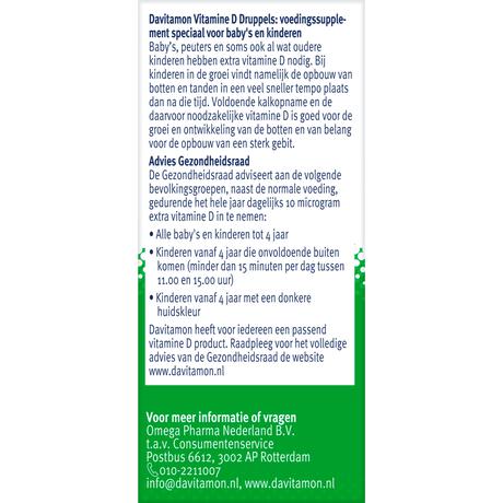 Davitamon Vitamine D Druppels 25 ML