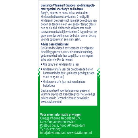 Davitamon Vitamine D Druppels 25 ML