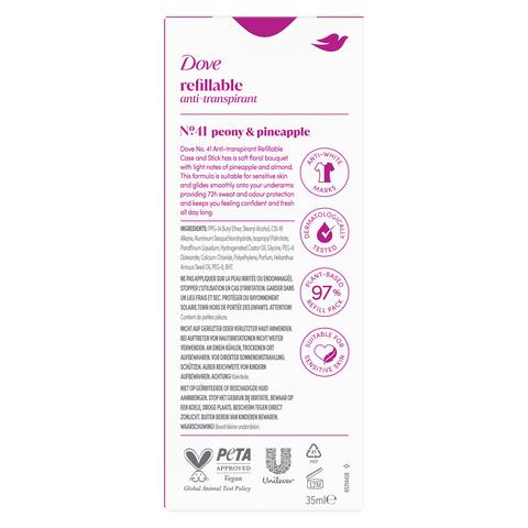 Dove Peony Antiperspirant Deodorant Refillable Starter Kit