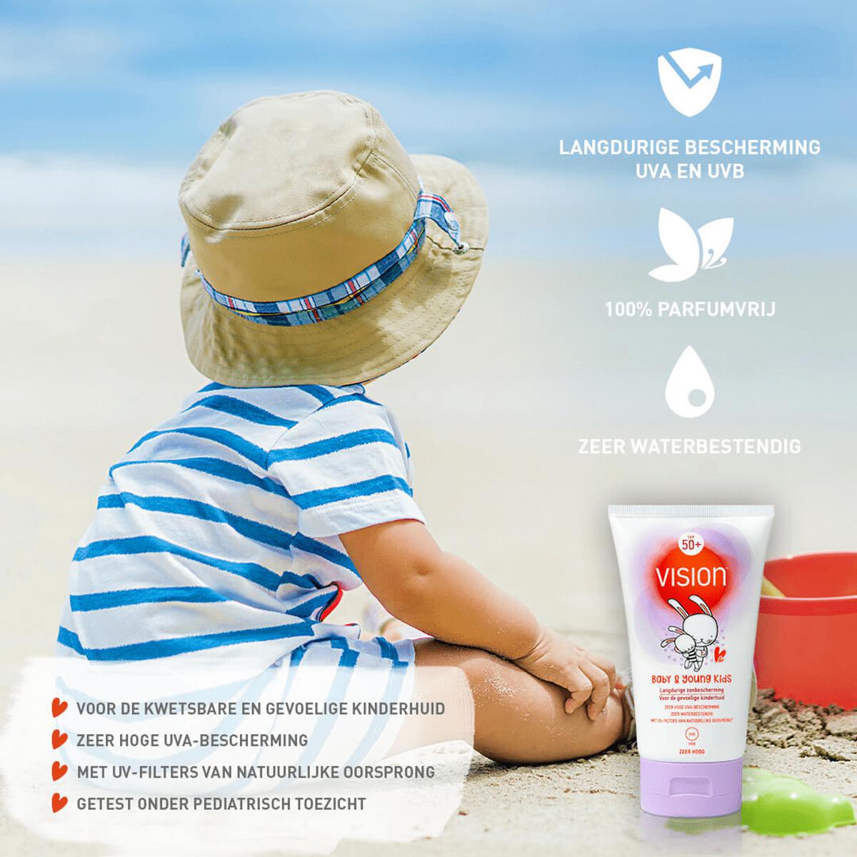 Vision Zonnebrand Baby Young Kids Spf 50 120 Ml 120 Ml Etos