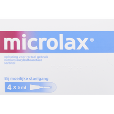 Microlax Klysma Laxeermiddel 4 stuks Zetpillen