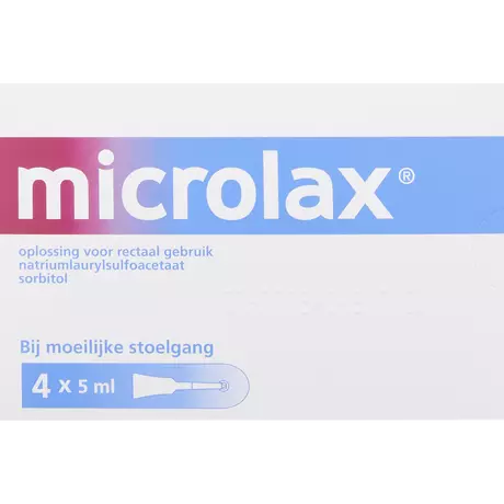 Microlax Oplossing Voor Rectaal Gebruik 4 stuks