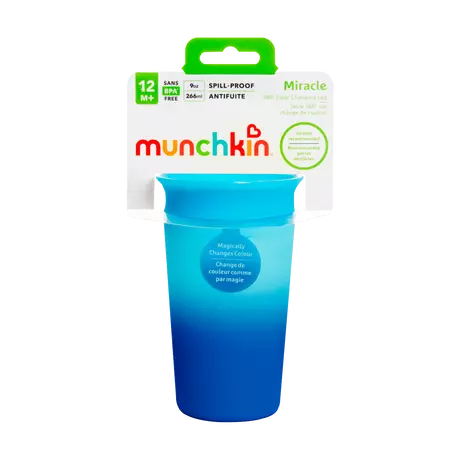 Munchkin Miracle 360° Color Changing Anti-Lek Drinkbeker Blauw