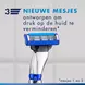 Gillette Mach3 Turbo Navulmesjes 12 stuks