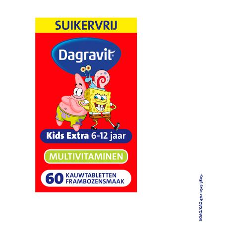Dagravit Kids Multivitaminen Xtra 6-12 jaar 60 stuks