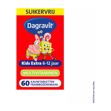 Dagravit Kids Multivitaminen Xtra 6-12 jaar 60 stuks