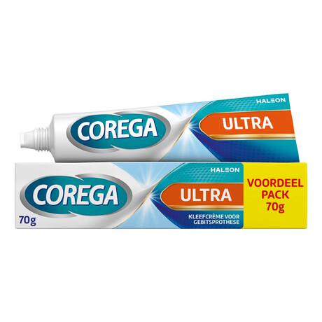 Corega Ultra Kleefcreme Gebitsprothese - 70 GR