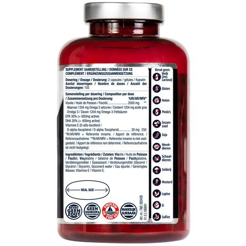 Lucovitaal Visolie Super Omega 3 Capsules 210 stuks