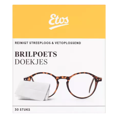 Etos Brilpoetsdoekjes 30 stuks