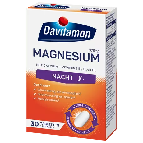 Davitamon Voor De Nacht Magnesium Tabletten 30 stuks