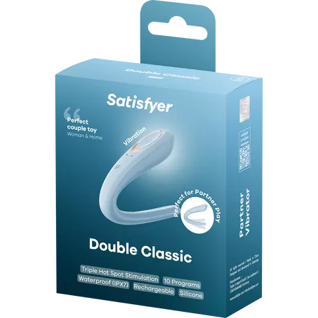 Satisfyer Double Classic Light Blue