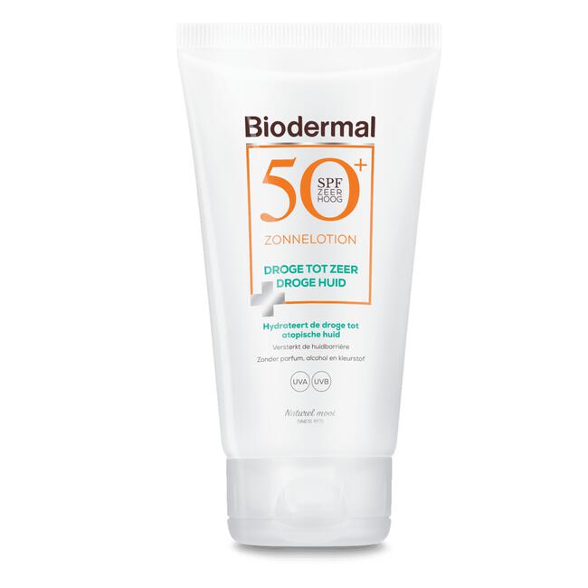 Biodermal Zonnelotion SPF 50+ Zeer Droge Huid 150 ML