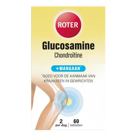 Roter Glucosamine/Chondroitine/Mangaan 60 Stuks