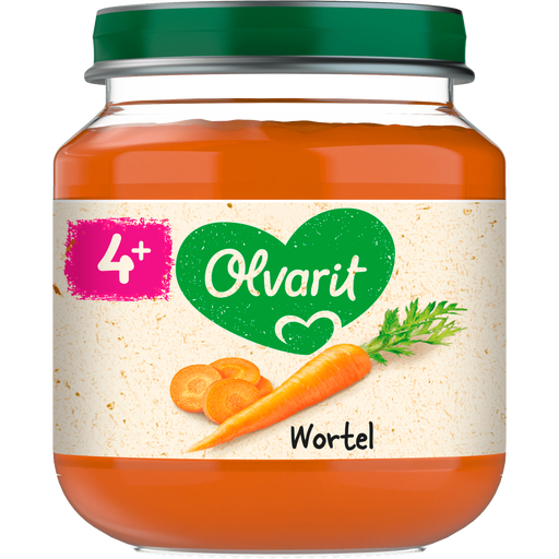 Olvarit Wortel 4+ Maanden 125 gram